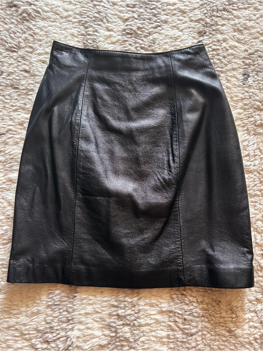 VINTAGE 90's LEATHER SKIRT
